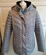 Ladies Soft Cosy Grey Quilted