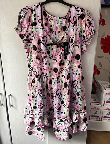 Hell bunny womens smiley - bunny, l