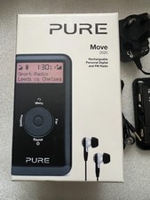 Pure Move 2520 DAB/ DAB+/ FM Pocket Radio Complete Kit in Original Box. V G Cond