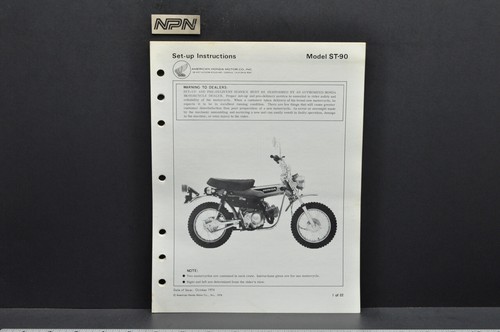 Vintage nos 1974 honda st90 - vintage,