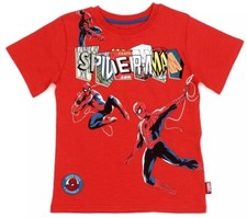 BNWT New Disney Store Marvel Spider-man Spidey Red T-Shirt 2 Years / 92cm