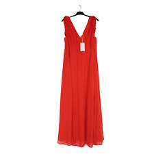 Monsoon Size 22 Red Textured Limited Edition Slit Maxi Dress Lined NEW RRP £170