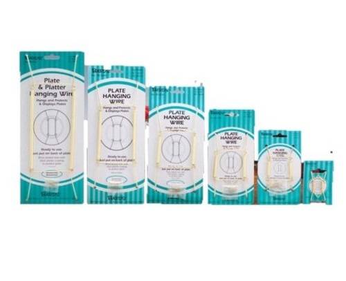 Deluxe wire plate hanger - plate,