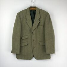 Brook Taverner Derby Tweed Jacket Mens 40R Green Wool Shooting Hacking Country