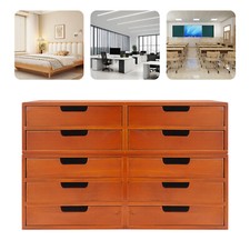 4-Piece Wooden Drawer Cabinet