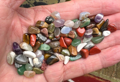 100 assorted gem stone teeny - 100,
