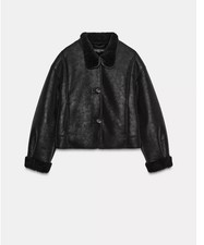 Zara Double Faced Faux Siede