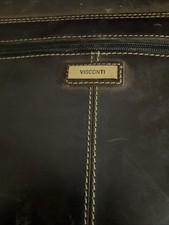 Visconti leather sachel / breifcase
