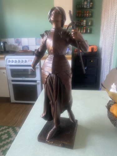 Antique spelter statue - statue, of