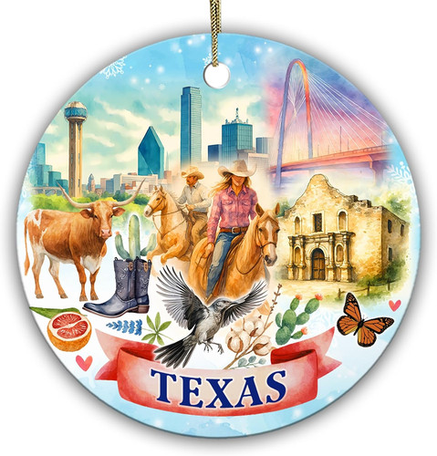 Texas lone star ceramic - star,