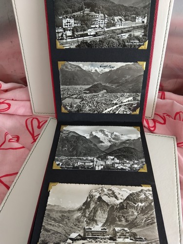 Vintage photo album - photo, postcards