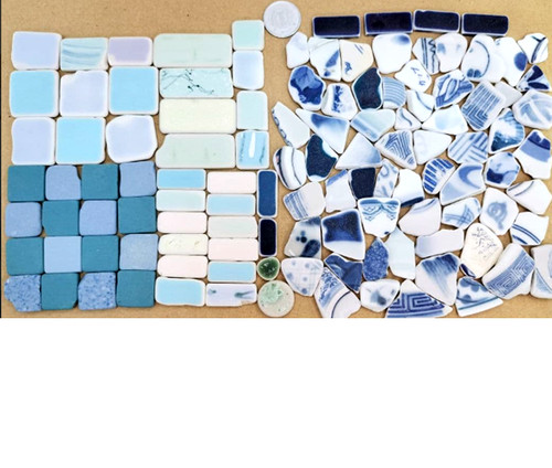 Sea glass pottery - sea,