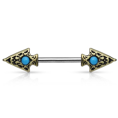 Turquoise inset tribal - inset,