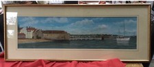 Isle of Wight sailing Painting G Davis 90cm