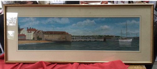Isle wight sailing painting - isle, of