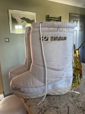 Ladies White SNOW SKI Moon