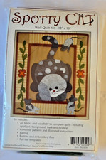 Spotty Cat Wall Quilt Kit