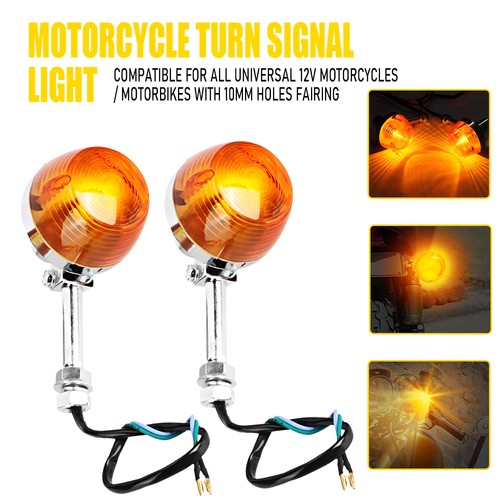 2pcs amber led indicators - amber,