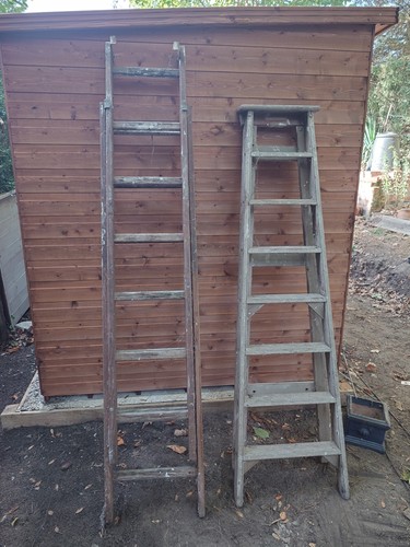 Wooden ladders used 6ft - used,