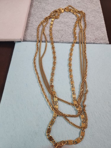 Signed vintage monet gold tone - vintage, gold-tone