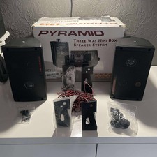 Pyramid 2060 300-Watt 3-Way Mini Box Speaker System