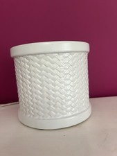 Yankee Candle Scenterpiece Wax Melt Warmer - Ceramic Woven Basket Uk Plug