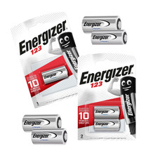 Energizer CR123 CR123A 123 3V Lithium Power Photo Battery Longest Expiry Date UK