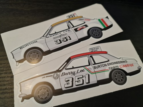 Barry lee sticker set - of, 2