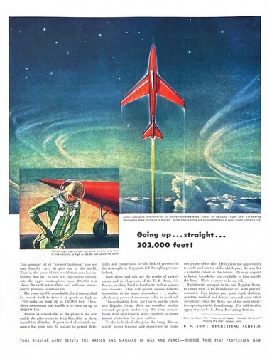 1947 futuristic army rocket - 1947,