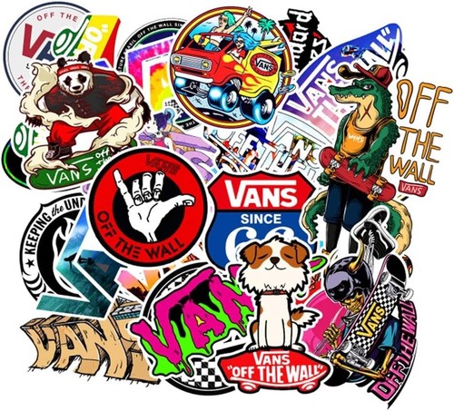 100pcs vans stickers - 100pcs,