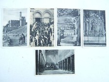  FIVE   BLACK/WHITE  POSTCARDS