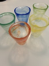 Kosta Boda Swirl Glasses By