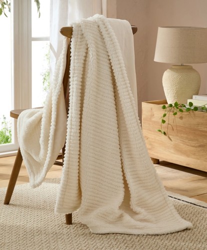 Next cosy warm ivory stripe - warm,