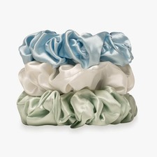 Narvvi 3 pack Silk Argan Oil Infused-Scrunchie set - BRAND NEW