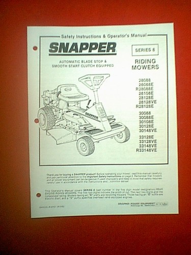 Snapper rear engine riding - rear,