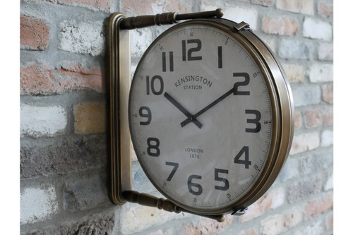 38cm metal wall clock - clock,