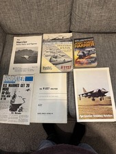 Harrier and P1127 Resource 5 x Historical Brochures and Book Joint Force Harrier
