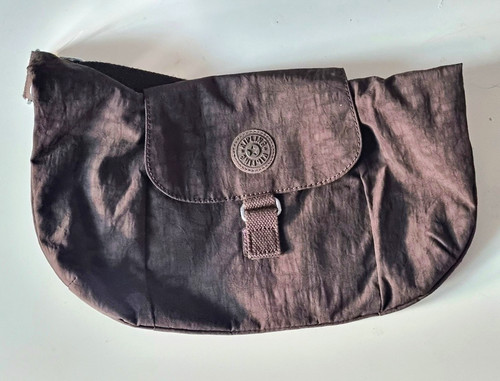 Kipling brown nylon crescent - kipling,