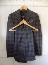 boys NEXT GREY CHECK SKINNY