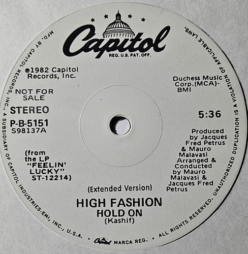 High fashion hold the - ",