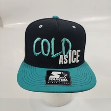 Starter Black Label Snapback Cap "Cold as Ice" New with Tags Hip Hop Urban Cool