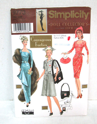 Simplicity 9773 barbie doll - simplicity,