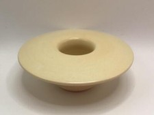 VINTAGE POOLE POTTERY 163 POSY BOWL - YELLOW - 4.9" DIAMETER