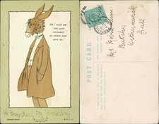 Man Asses Head Donkey Look upon ourselves Millar & Lang 1903 Pocklington Duplex