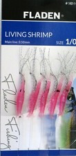 6 Living Shrimp Rigs 5 hook