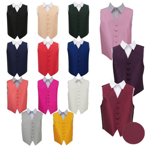 Boys waistcoat woven - boys,
