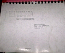 YAMAHA RD125 (2R6)  1980 PARTS CATALOGUE MANUAL