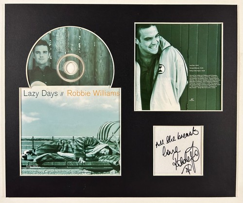 Robbie williams signed - williams,
