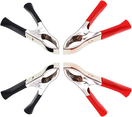 Pack 100a jump lead clamps - 4,