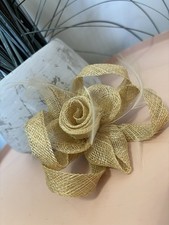 Nude Mesh Fascinator With